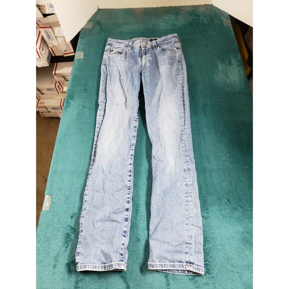 Adriano Goldschmied Jeans Size 26 Womens Blue Denim Ladies Mid Rise Straight - Picture 2 of 13